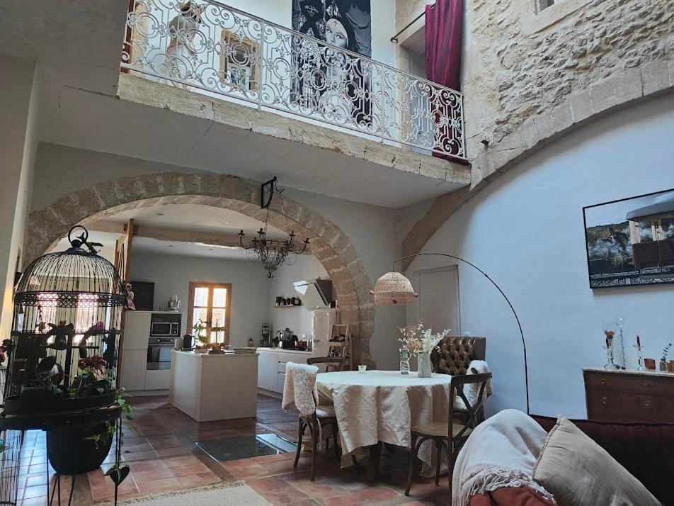 Hotel La Belle Epoque Pres De Nimes Et Uzes à Saint-Bauzely Extérieur photo